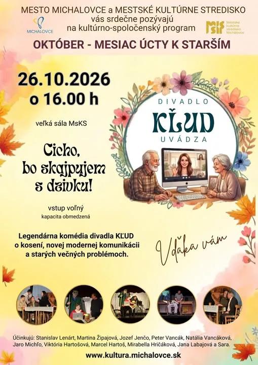 Cicho, bo skajpujem s dzivku!